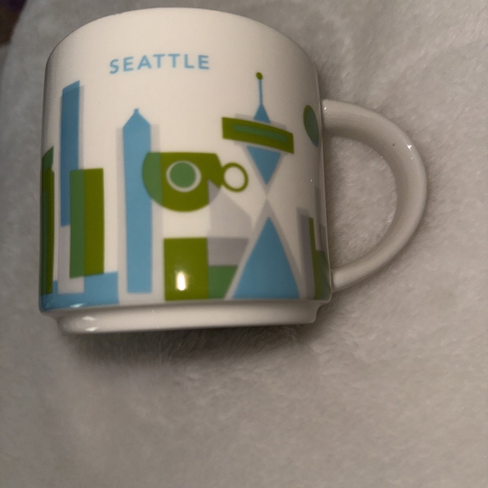Starbucks Seattle WA You  are here series ceramic beverage Coffee Mug Cup 2015